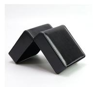 YekouMax Uhrenbox herren, Aufbewahrungsbox für smartwatch und armbanduhren, PU Leather Gift Box for Watch, Jewellery, Birthda, Boyfriend, Men and Women (1, Glänzend schwarz)