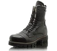 Yellow Cab mit Wolle gefüttert schwarz lederstiefel Größe 38