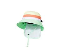 (Yellow Green)Foldable Colorful Strap Sun Visor Hat Portable Moisture Wicking Hat for Camping Hiking