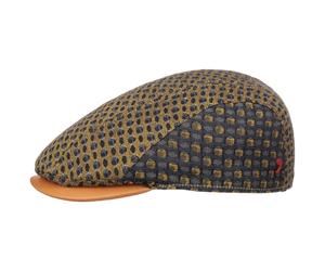 Yellowblue Flatcap by Alfonso DEste blau-gelb XL (60-61 cm)