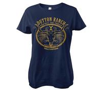 Yellowstone Offizielles Lizenzprodukt Protect The Family Damen T-Shirt (Marineblau), XX-Large