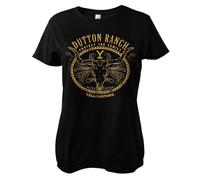 Yellowstone Offizielles Lizenzprodukt Protect The Family Damen T-Shirt (Schwarz), Groß