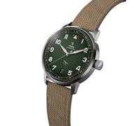 YEMA Flygraf Flieger French Air Force YFLY24AA-ZES - Herren - 40 mm - Analog - Automatik - Saphirglas