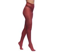 Yenita 3er Pack Damen Strumpfhosen 70 Den, Matte, Blickdichte Mikrofaser Strumpfhose (S, Bordeaux 3er Pack)