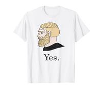 Yes Chad Nordic Gamer Meme Nordic Chad Tee Gift for Men Boys T-Shirt