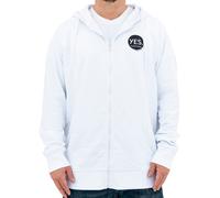 YES YES Zip Hoodie 2022 white - L
