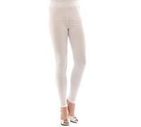 YESET Damen Lange Leggings Leggins lang Baumwolle Hose Röre Herren Wäsche Weiss L