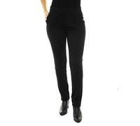 YESET Damen Thermo Hose Elegant Fleece Schlupfhose schwarz 170 48-5XL