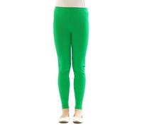 YESET Kinder Mädchen Leggings lang Blickdicht aus Baumwolle Hose Jungen Grün 158