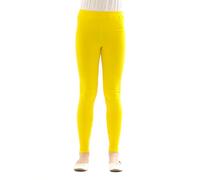 YESET Kinder Thermo M?dchen Leggings Leggins Hose lang aus Baumwolle Fleece Futter gelb 146