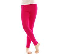 YESET Thermo Leggings Leggins Hose lang aus Baumwolle Fleece warm dick weich pink XXL