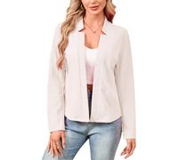 YesFashion Blazer Damen Elegant LangÄrmel Blazer Business Casual Outfits Für Die Arbeit