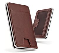 YESIIW Minimalistische Geldbörse Herren mit Bauhaus Design - Schlankes Kartenetui 8mm Dicke mit RFID Schutz - Ultra Dünnes Slim Wallet mit Magnetverschluss - Card Holder für Alltag Büro Reise