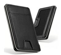 YESIIW Minimalistische Kartenetui Herren mit Bauhaus Design - Ultra Dünnes Slim Wallet nur 8mm Dicke - Klein Geldbörse Herren mit RFID Schutz - Schlankes Card Holder für Alltag Büro Reise
