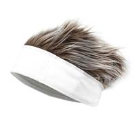 YETONADO Modische Baseballkappe für Herren und Damen, Beanie, Perücke, lustig, kurze Haarkappen, atmungsaktiv, weich, für Party, Toupet, Outdoor, lässiger Hut (Typ 1)