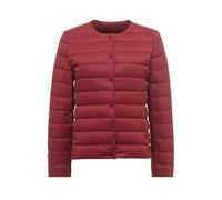 Yeuyyben Frauen Puffer Mantel Frühling Jacke Weiße Ente Daunen Ultra Leicht Packbar Warm Liner Mantel, weinrot, 42