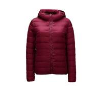 Yeuyyben Große Größe Damen Daunenjacke Ultra Light Daunenjacke Frauen Winter Mäntel, wein, 52
