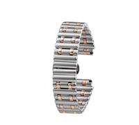 yeziu Edelstahl-Uhrenarmband für den mechanischen Chronographen von Breitling, insbesondere das Uhrenarmband im Bullet-Stil B01(Sliver rose gold)