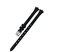 yeziu Für CK K4u236/K4u231 Damen-Silikon-Uhrenarmband, wasserdicht, weich, bequem, Armband-Zubehör(Black-Steel)