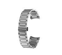 yeziu Gebogenes Edelstahlarmband für Mido Multifort TV M049.526 M049 Metall-Armband für Herren(Silver)