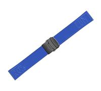 yeziu Schnellverschluss-Uhrenarmband aus Gummi für Luminox 3501, 8831, 3749, 3741(Blueb)