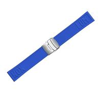yeziu Schnellverschluss-Uhrenarmband aus Gummi für Luminox 3501, 8831, 3749, 3741(Blues)