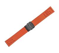 yeziu Schnellverschluss-Uhrenarmband aus Gummi für Luminox 3501, 8831, 3749, 3741(Orangeb)