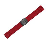 yeziu Schnellverschluss-Uhrenarmband aus Gummi für Luminox 3501, 8831, 3749, 3741(Redb)