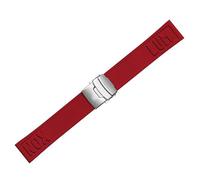 yeziu Schnellverschluss-Uhrenarmband aus Gummi für Luminox 3501, 8831, 3749, 3741(Reds)