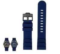 yeziu Uhrenarmbänder aus Harzsilikon für Luminox 3749 3741 3723 3729 Armband(Blueb,24mm)
