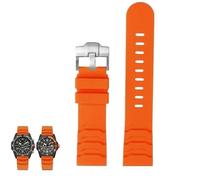 yeziu Uhrenarmbänder aus Harzsilikon für Luminox 3749 3741 3723 3729 Armband(Oranges,24mm)