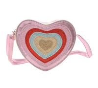 YGCHEN Herzform Handtasche Mädchen Umhängetasche Herzförmige Handtasche Herztasche Crossbody Schultertasche Geldbörse Valentinstagsgeschenk Handtaschen für Mädchen Damen