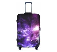 YHBLYKXP Galaxy Sky bedruckte Trolleyhülle, modischer Koffer-Schutz, versteckter Reißverschluss, Weiss/opulenter Garten, X-Large