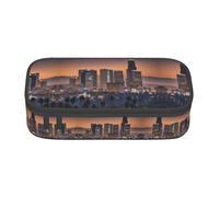 YHBLYKXP Los Angeles Skyline Print Große Kapazität Aufbewahrungstasche Reise Bürobedarf Box Make-up Tasche Schreibtisch Organizer mit