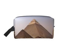YHBLYKXP Pyramids of Egypt Print Große Kapazität Reise Pflege Aufbewahrungstasche Tragbare Make-up Tasche Tägliche Aufbewahrungstasche