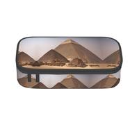 YHBLYKXP Pyramids of Egypt Print Large Capacity Storage Bag Travel Office Supplies Box Makeup Bag Desk Organizer with