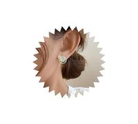 Yheakne Boho Runde Mondstein Ohrringe Gold Vintage Grün Opal Ohrstecker Schmuck Für Frauen Und Mädchen