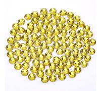 YHMQ DU 2880PCS Stücke Strasssteine, Nagel Kristalle + Strasssteine Für Nägel, Kristall Cittrine + SS10(2.6+2.8mm)