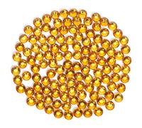 YHMQ DU 2880PCS Stücke Strasssteine, Nagel Kristalle + Strasssteine Für Nägel, Kristall Gold yellow + SS10(2.6+2.8mm)