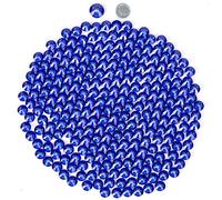 YHMQ DU Hotfix-Strasssteine zum Aufbügeln, Glas Kristall SS16 Sapphire