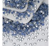 YHMQ DU Hotfix-Strasssteine zum Aufbügeln, Kristall Strass Clear SS10