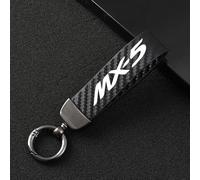 YHRNN Auto Schlüsselanhänger für Mazda MX-5 MX 5 MX5, Drehgelenk Schlüsselring sturzsicher Schlüssel Autoschlüssel Zubehör,Black