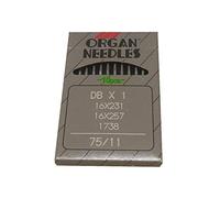 yicbor Industrie Steppstich Nähnadeln für Organ, dbx1 16 x 231 16 x 257 1738 Größe 75/11