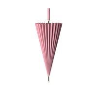 YIDAX Großer Regenschirm Sturmfest, Gerader Regenschirm, Stockschirm Mit Langem Griff, Automatischer Reiseregenschirm, 24 Rippen Golfschirme Für Männer Und Frauen,Rosa