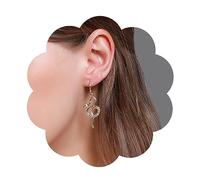 Yienate Zierliche Goldene Schlange Ohrringe Ohrstecker Medusa Drop Ohrringe Kobra Ohrringe Statement Tier Ohrstecker Ohrringe Für Frauen Und Mädchen