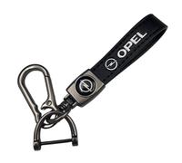 YIFANFENGSHUN Geflochtenes Leder Schlüsselanhänger für Opel Corsa D A B C E F OPC 2017-2021, Schlüssel Schlüsselband Ersatz Auto Schlüsselring Ersetzen Zubehör für Auto