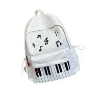 YIGZYCN Laptop-Rucksäcke, hübscher einfacher Rucksack für Schule, Uni, Arbeit, Freizeit, Tagesrucksack, Reisetasche, Rucksack, Geschenk, lässiger Tagesrucksack, Büchertaschen, weiß / rot