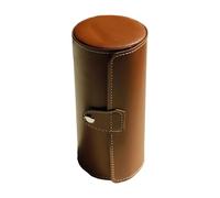 YIGZYCN Reise-Leder-Uhrenbox, staubdicht, schützende Organizer, PU-Textur für Schmuck und kleine Accessoires, staubdichtes Uhrengehäuse