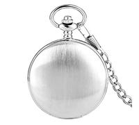 YIHANSS Silber Goldene Glatte mechanische Uhr Herren Taschenuhren Männer Frauen Handaufzug Taschenuhr Kettenuhr Einfache Uhren