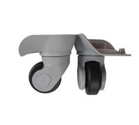 YILWPV 1 Paar Ersatz Gepäck Räder for Koffer Stille Spinner Caster Trolley Zubehör(Grey L)